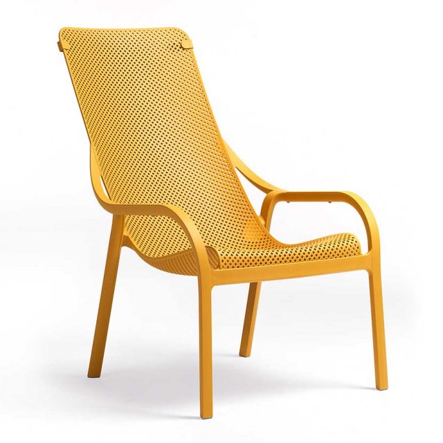 Nardi Net lounge senape armchair