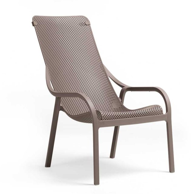 Nardi Net lounge tortora armchair