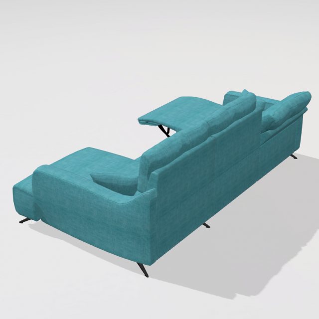 Fama Fama Axel sofa with chaise right - J1+M+M+GJ2