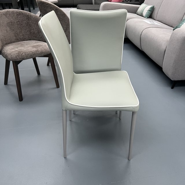 Bontempi Casa 2 x Nata dining chairs-4076-M097- covered in TR521