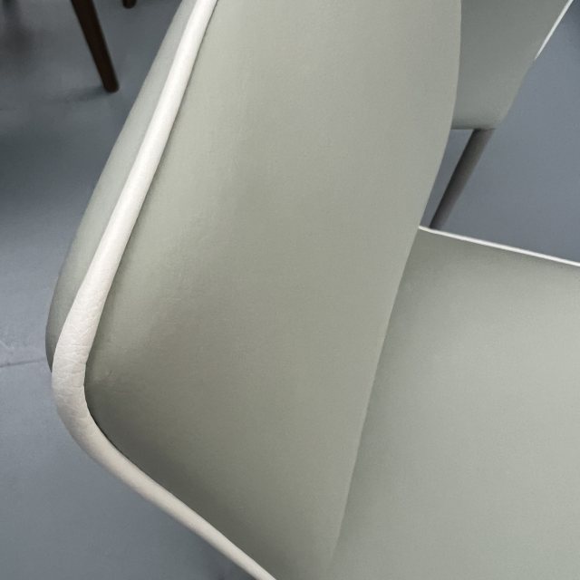 Bontempi Casa 2 x Nata dining chairs-4076-M097- covered in TR521