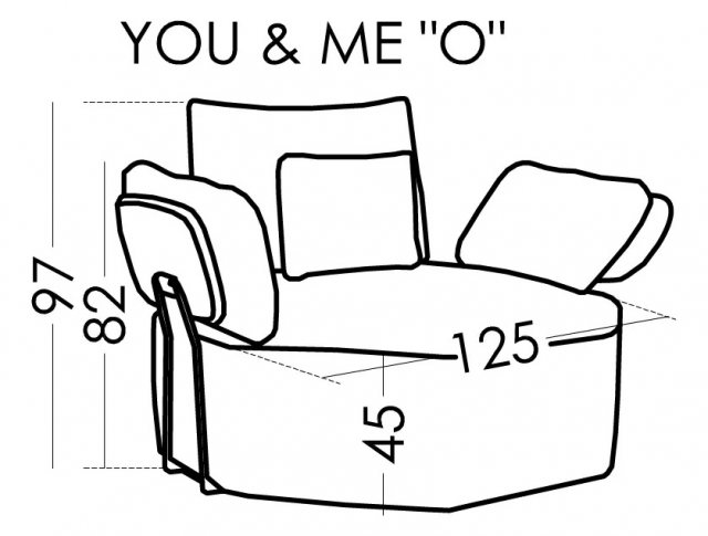 Fama Teseo O you&me loveseat