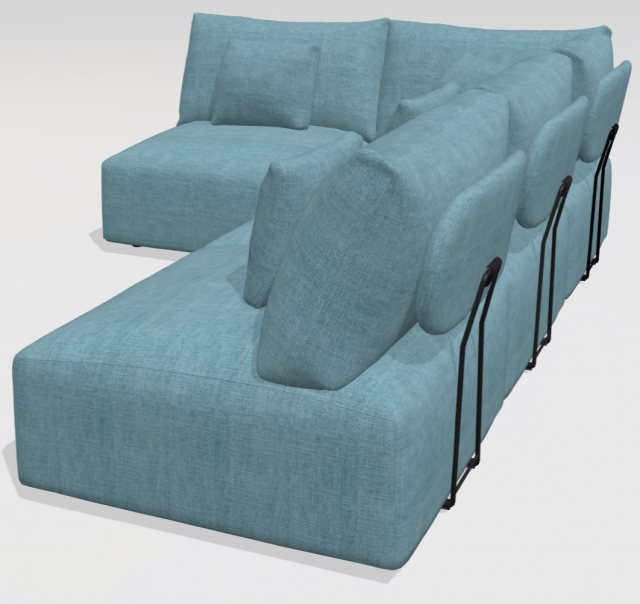 Fama Fama Teseo corner sofa - A+C+2A