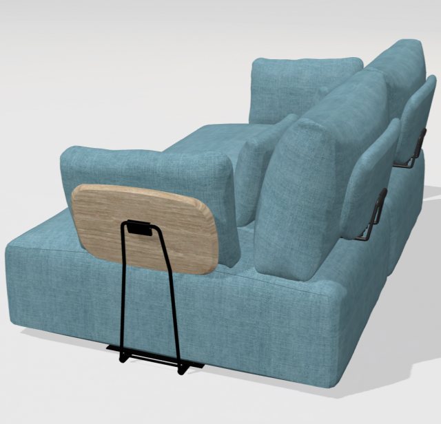 Fama Fama Teseo sofa - W2+AZ+AZ+W1