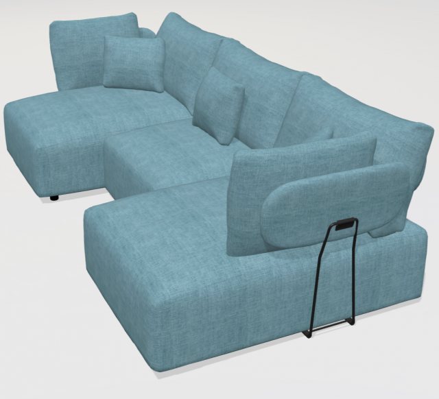 Fama Teseo sofa RH1+A+RH2