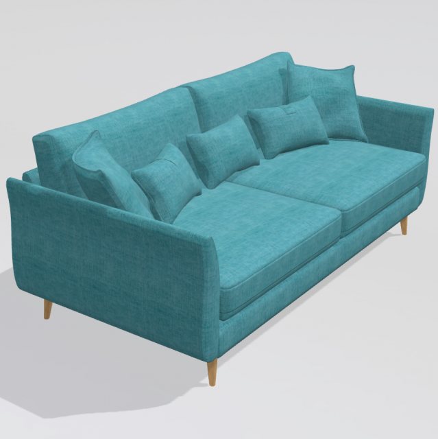 Fama Helsinki high arm 4 seater sofabed