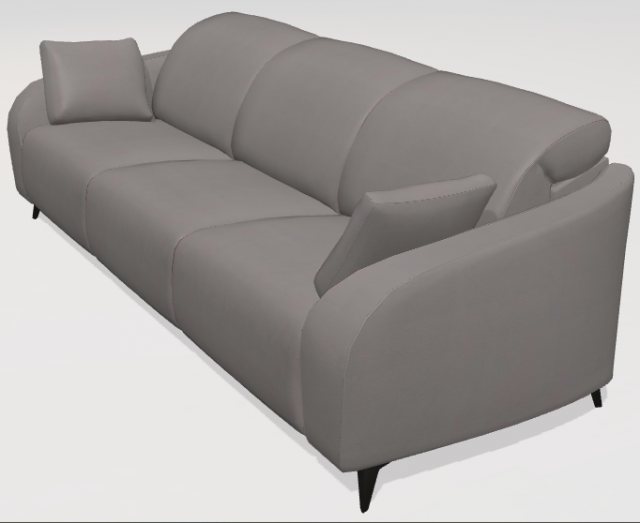 Fama Babylon 3 seater sofa NRNRNR - Ciervo leather