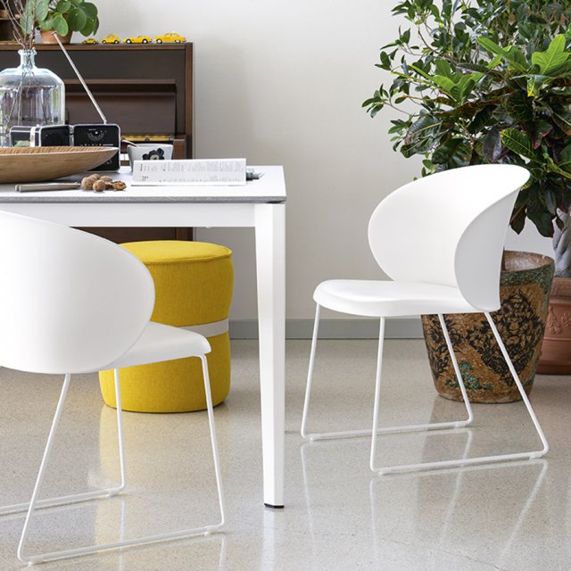 Connubia Calligaris Tuka chair - metal leg - CB2133