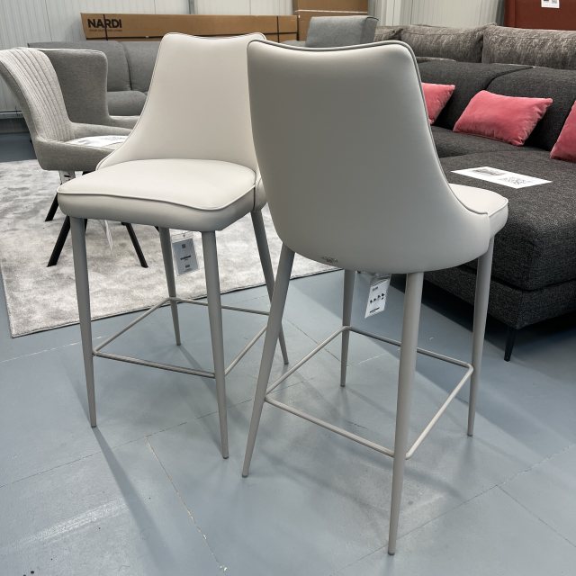 Bontempi Casa 2 x Bontempi Casa Clara low barstools - TR516T faux leather