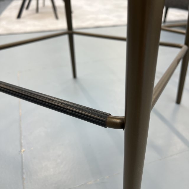 Bontempi Casa 2 x Bontempi Casa Nata low barstools - covered in TR516 faux leather