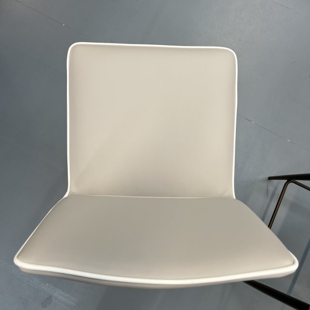 Bontempi Casa 2 x Bontempi Casa Nata low barstools - covered in TR516 faux leather