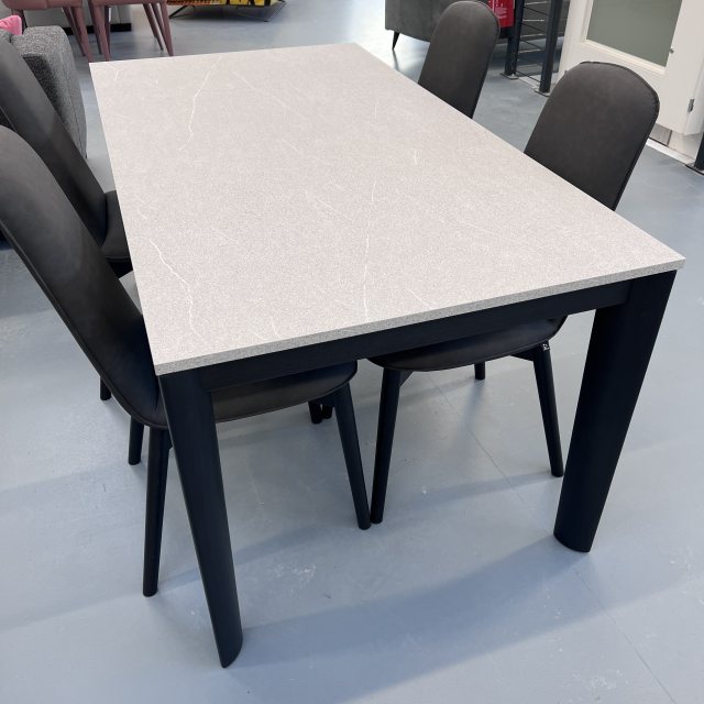 Connubia Calligaris Connubia Calligaris extending Lord table 160-220 x 90 with melamine top & ash smoke legs