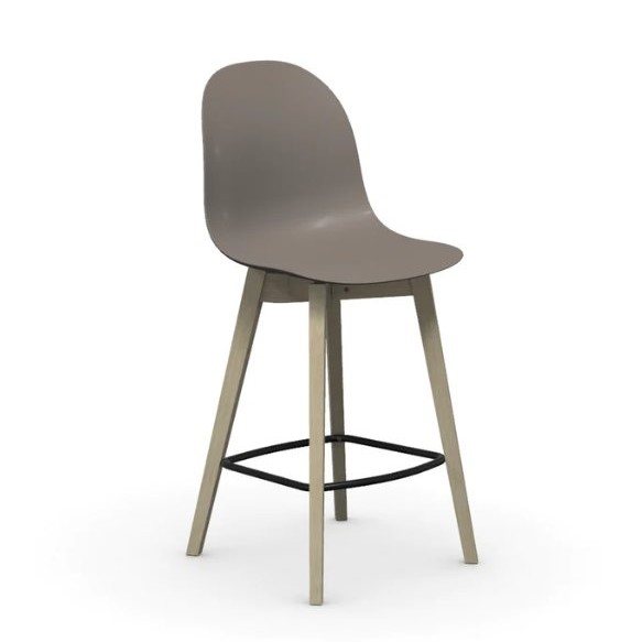 Connubia Calligaris Academy barstool - wooden leg - CB1672