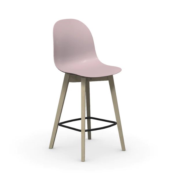 Connubia Calligaris Academy barstool - wooden leg - CB1672