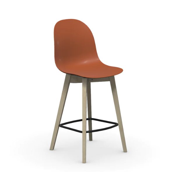 Connubia Calligaris Academy barstool - wooden leg - CB1672