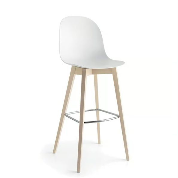 Connubia Calligaris Academy barstool - wooden leg - CB1673