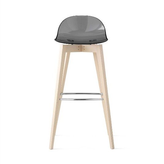 Connubia Calligaris Academy barstool - wooden leg - CB2166