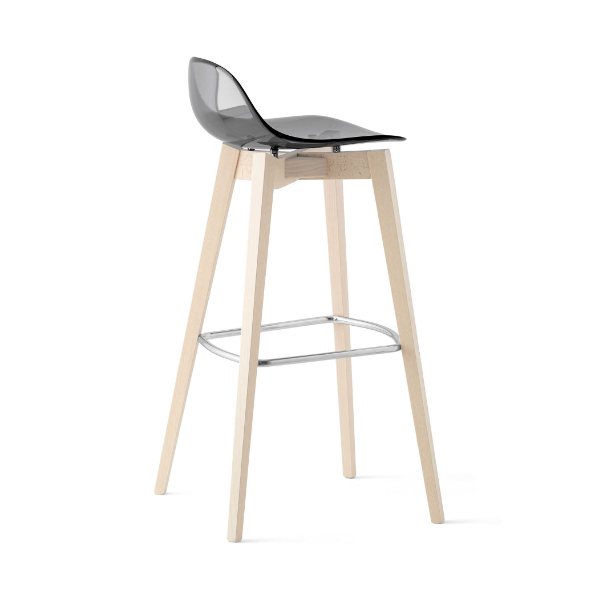 Connubia Calligaris Academy barstool - wooden leg - CB2166