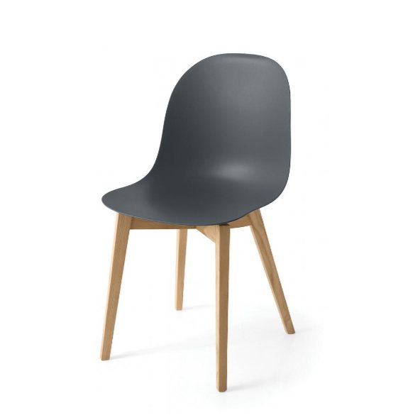 Connubia Calligaris Academy dining chair - wooden leg - CB1665