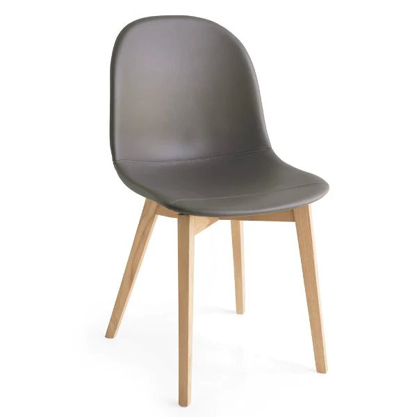 Connubia Calligaris Academy dining chair - wooden leg - CB2159