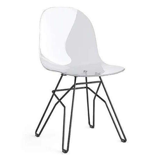 Connubia Calligaris Academy dining chair - metal leg - CB2171