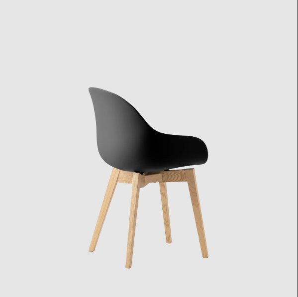 Connubia Calligaris Academy dining chair - wooden leg - CB2142