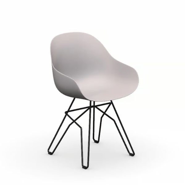 Connubia Calligaris Academy dining chair - metal leg - CB2144