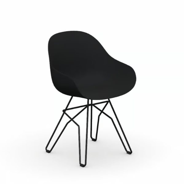 Connubia Calligaris Academy dining chair - metal leg - CB2144