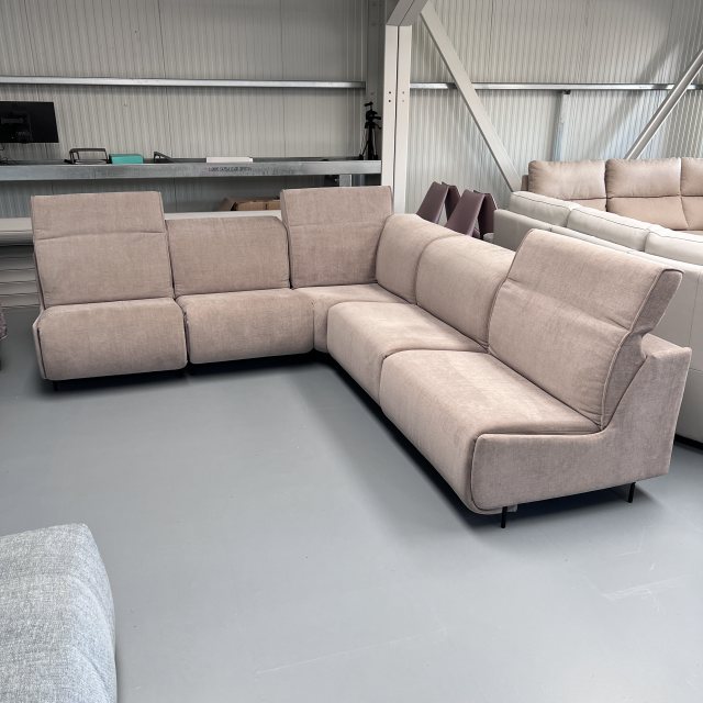 Fama Baltia armless recliner corner sofa covered in Club 08 (ex display)