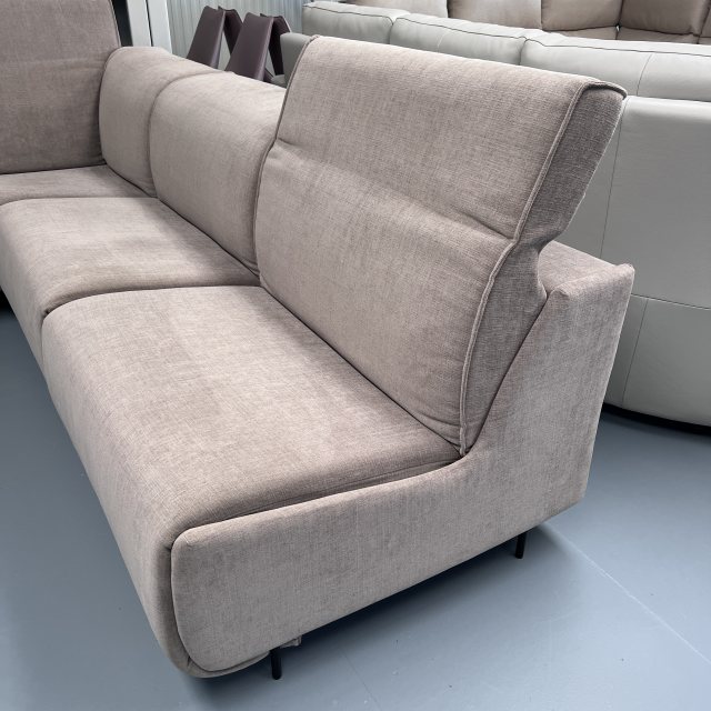 Fama Fama Baltia armless recliner corner sofa covered in Club 08 (ex display)