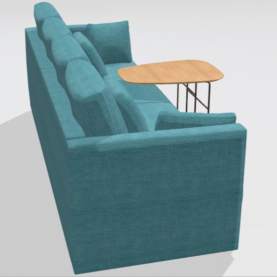 Fama Fedra sofa with centre table