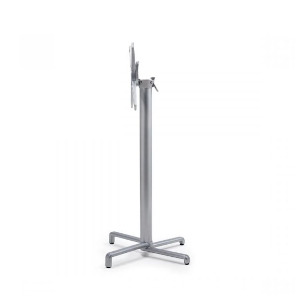 Nardi Scudo outdoor folding High table base - verniciato argento
