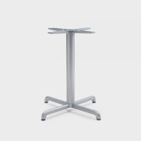 Nardi Calice outdoor table base - verniciato argento