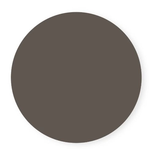 Nardi Piano Laminato round table top - tabacco
