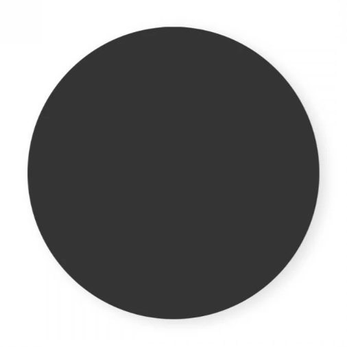 Nardi Piano Laminato round table top - antracite