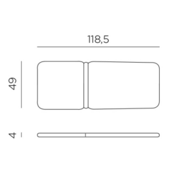 Nardi Darsena cushion dimensions