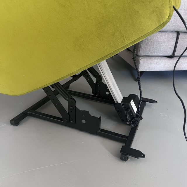 raising recliner armchair movement