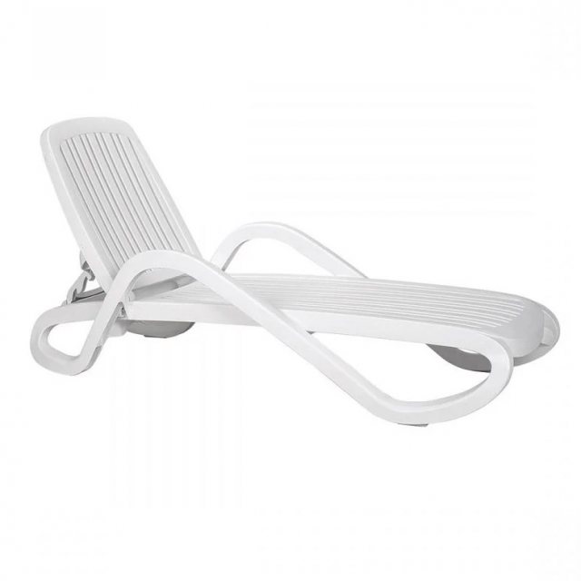 Nardi Eden outdoor sun lounger bianco