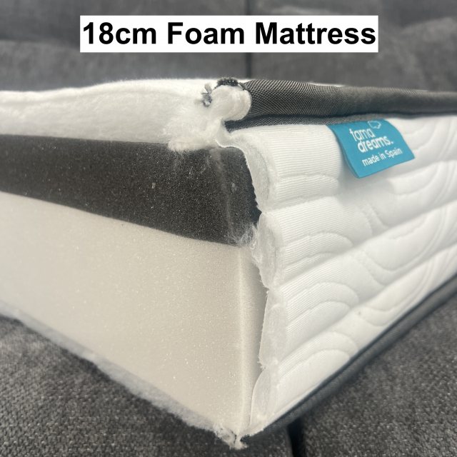 Fama 18cm foam mattress
