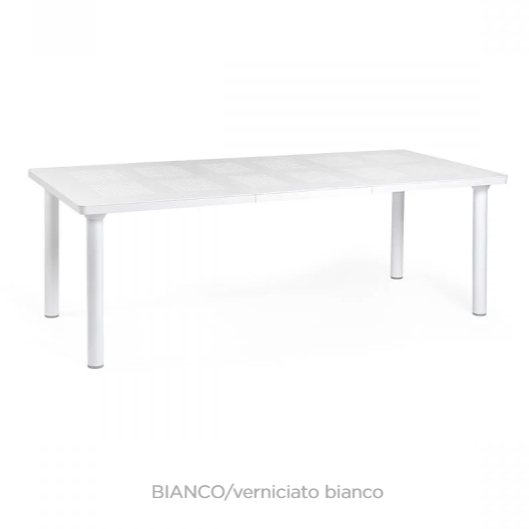 Nardi Libeccio outdoor extending dining table - Bianco