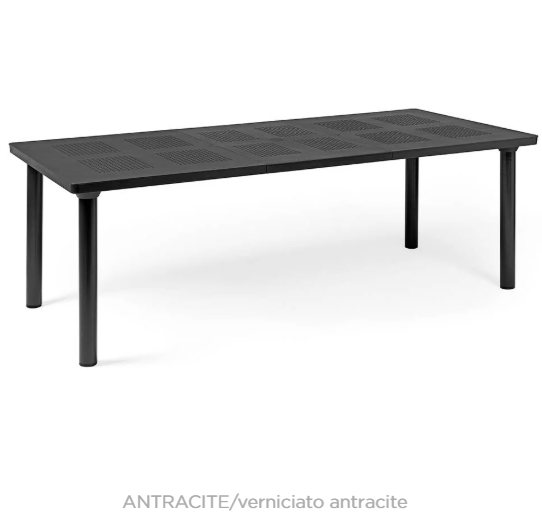 Nardi Libeccio outdoor extending dining table - Antracite