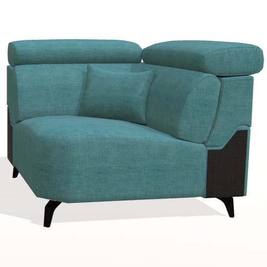 Fama Berlin Y large corner module - Fabric