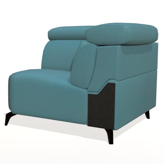 Fama Berlin Y large corner module - Back View