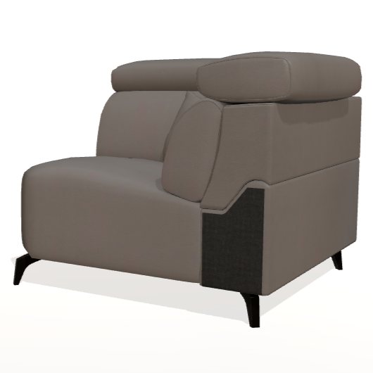 Fama Berlin Y large corner module - Back View