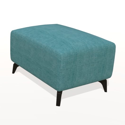 Fama Berlin PN footstool - Fabric