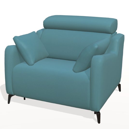 Fama Berlin MR armchair - Dalmata
