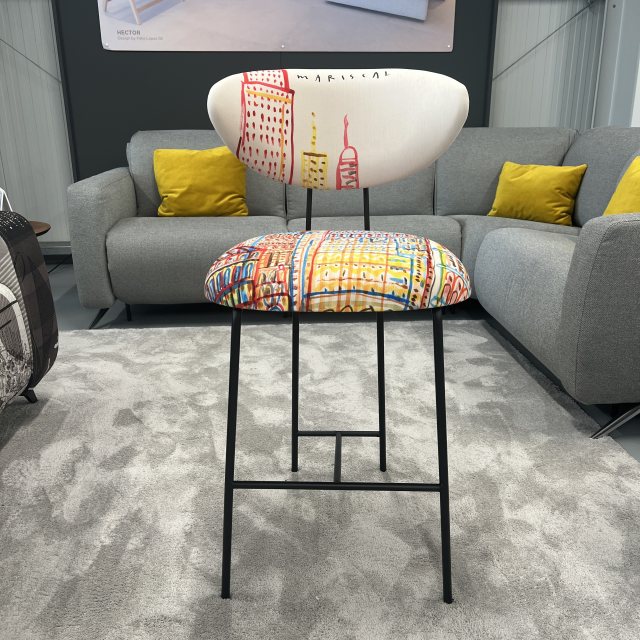 comfy padded barstool