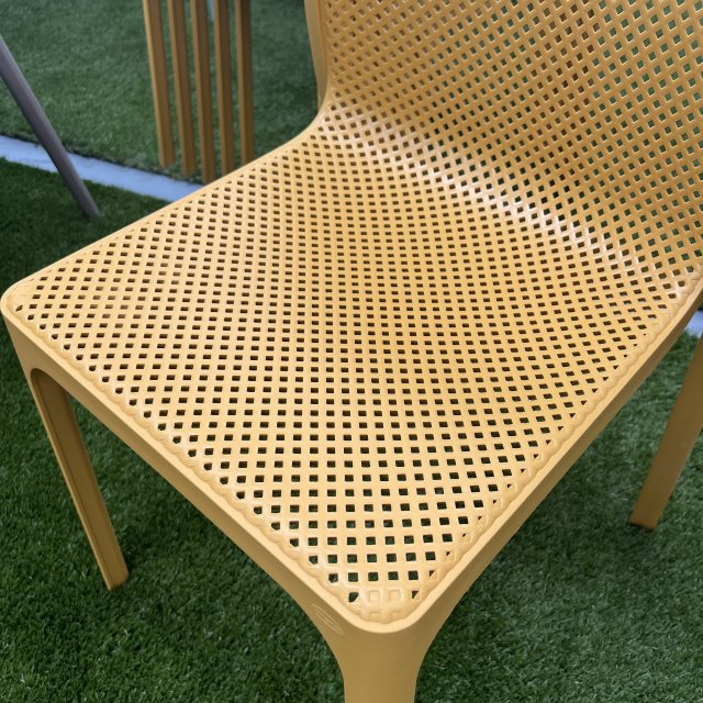 Nardi Outdoor 6 x Nardi Bit bistrot dining chairs in Senape (5 day delivery)