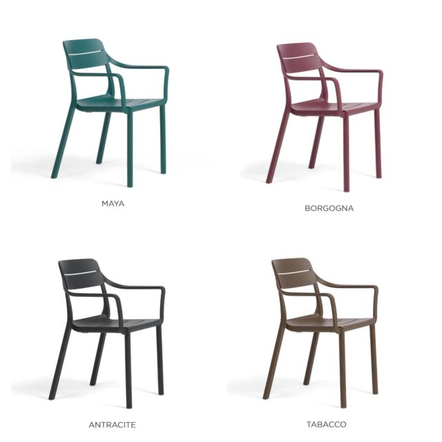Nardi Outdoor Nardi Cassia dining armchairs (set of 2-6)