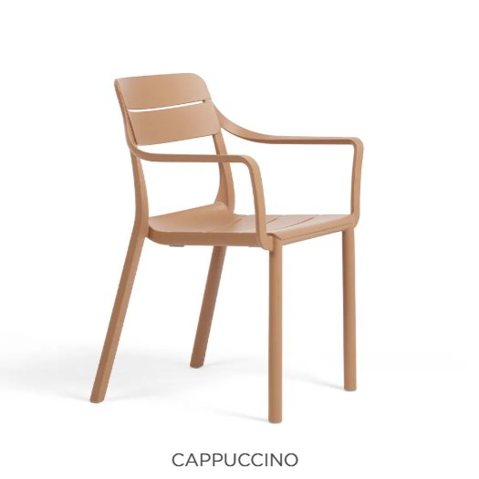 Nardi Cassia dining armchairs - Cappuccino